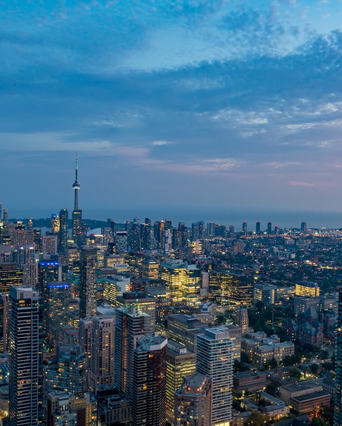 Overview of One Bloor's exterior designs providing unparalleled views of the surrounding cityscape